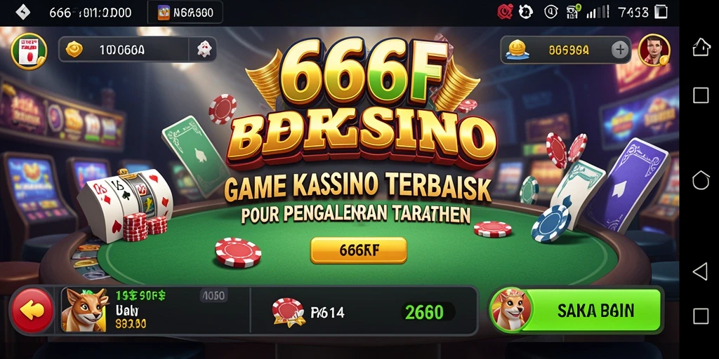 Screenshot gameplay <strong>666F</strong> menampilkan suasana kasino yang hidup dan mengesankan.