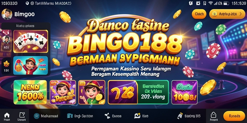 Screenshot BINGO188 menampilkan aksi gameplay Kasino yang mengasyikkan.