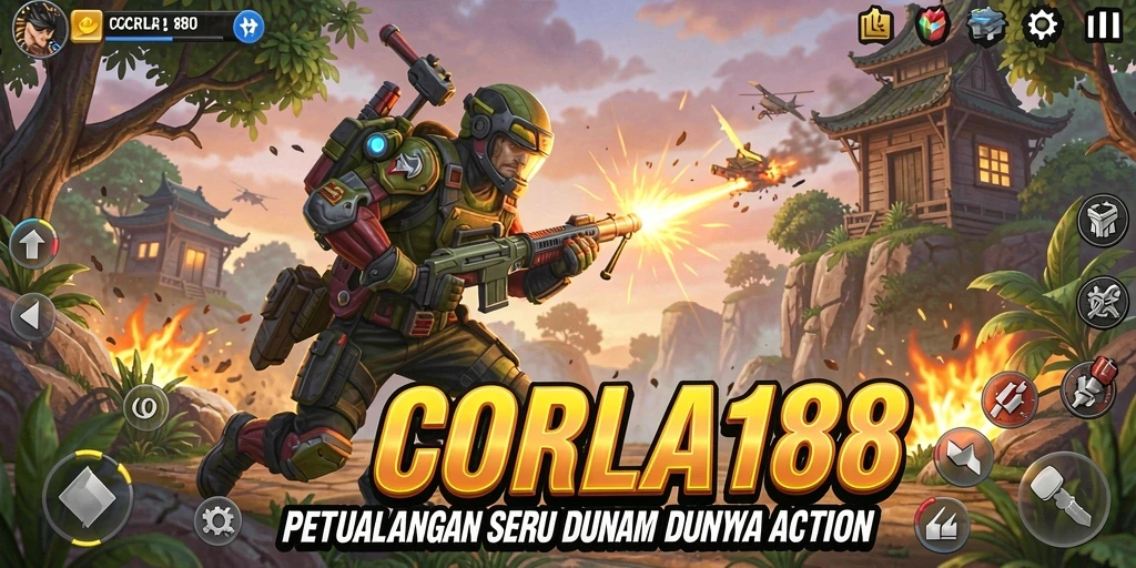 Tampilan menakjubkan dari gameplay CORLA188 yang penuh aksi.