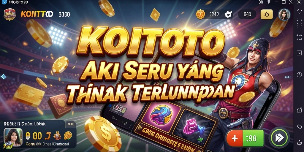 Tampilan gameplay seru dari KOITOTO yang penuh aksi.