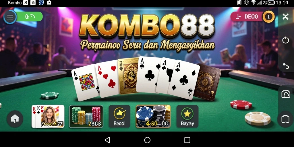 Gameplay kompak dan seru di KOMBO88 yang membuat adrenalin makin meningkat.