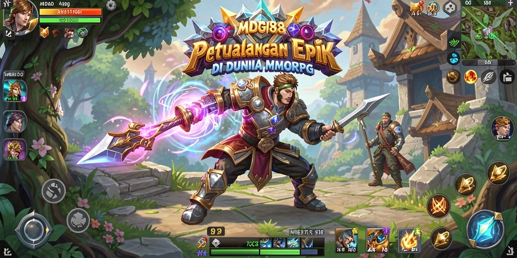 Tampilan gameplay MDG188 yang memukau dalam mode pertarungan di dunia terbuka.