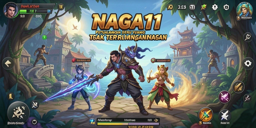 Gameplay NAGA11 menunjukkan aksi penuh petualangan yang mendebarkan.