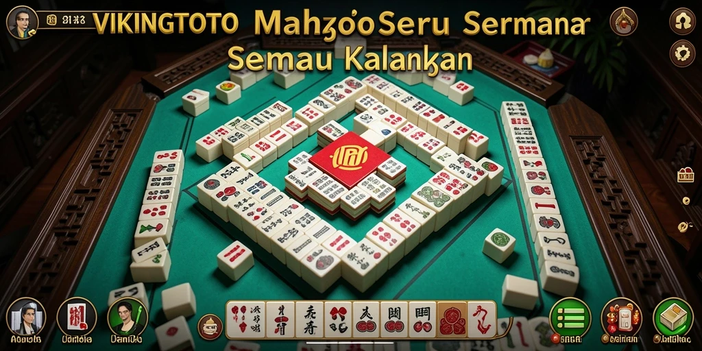 Screenshot utama VIKINGTOTO menampilkan gameplay seru Mahjong.